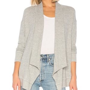 Michael stars open front grey cardi